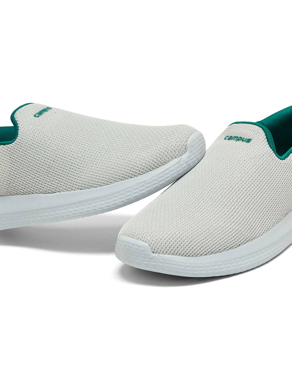 Zoe Plus White Walking Shoes For Women | SH9 - view 8