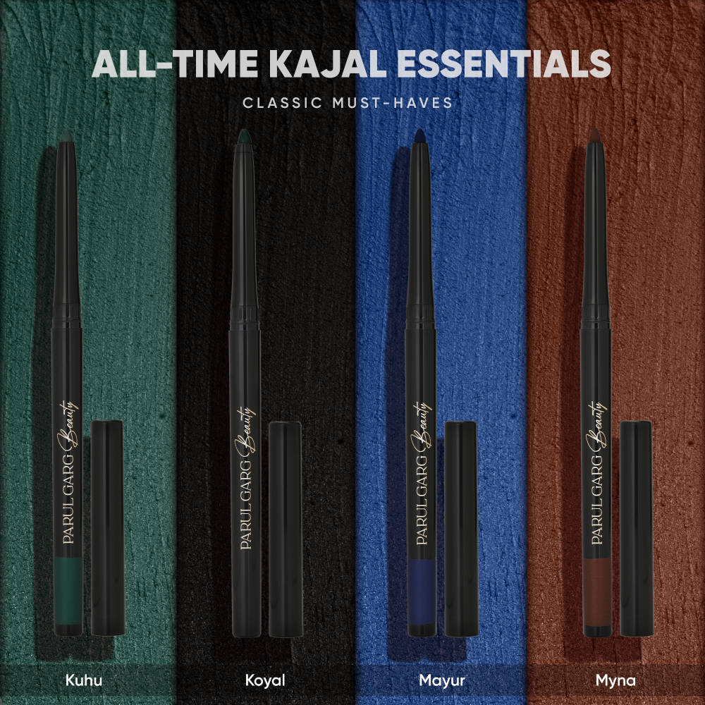 Bold Define Matte Kajal Essentials | Smudge-Proof | Pack of 4 | E20 - view 2