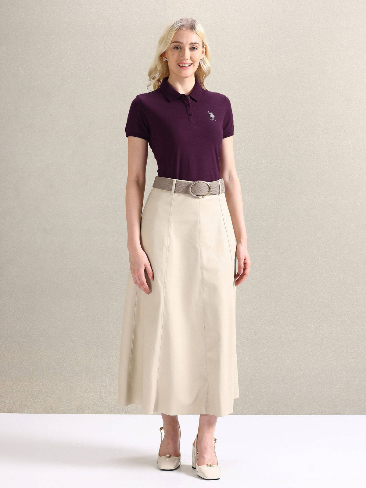 Solid Slim Polo T-shirt | PW43 - view 34