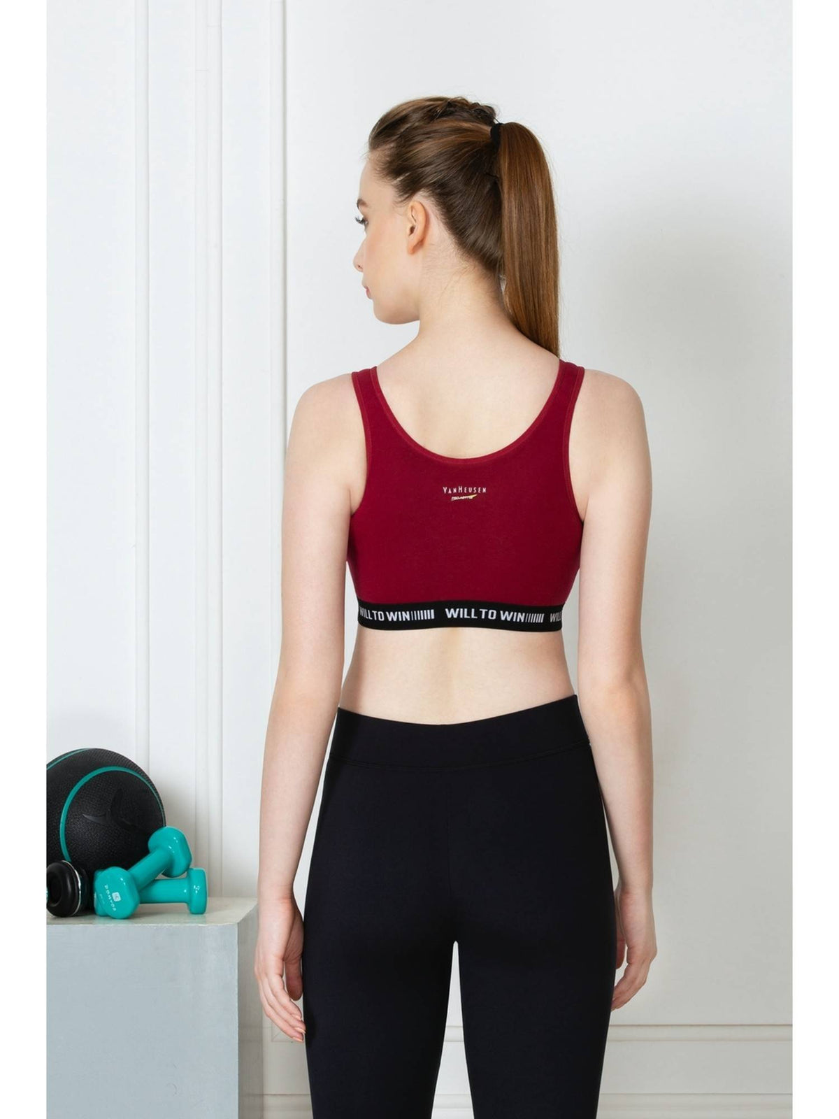 Van Heusen Women Proactive Antibacterial & Wireless Sports Bra - Black | sb09 - view 17