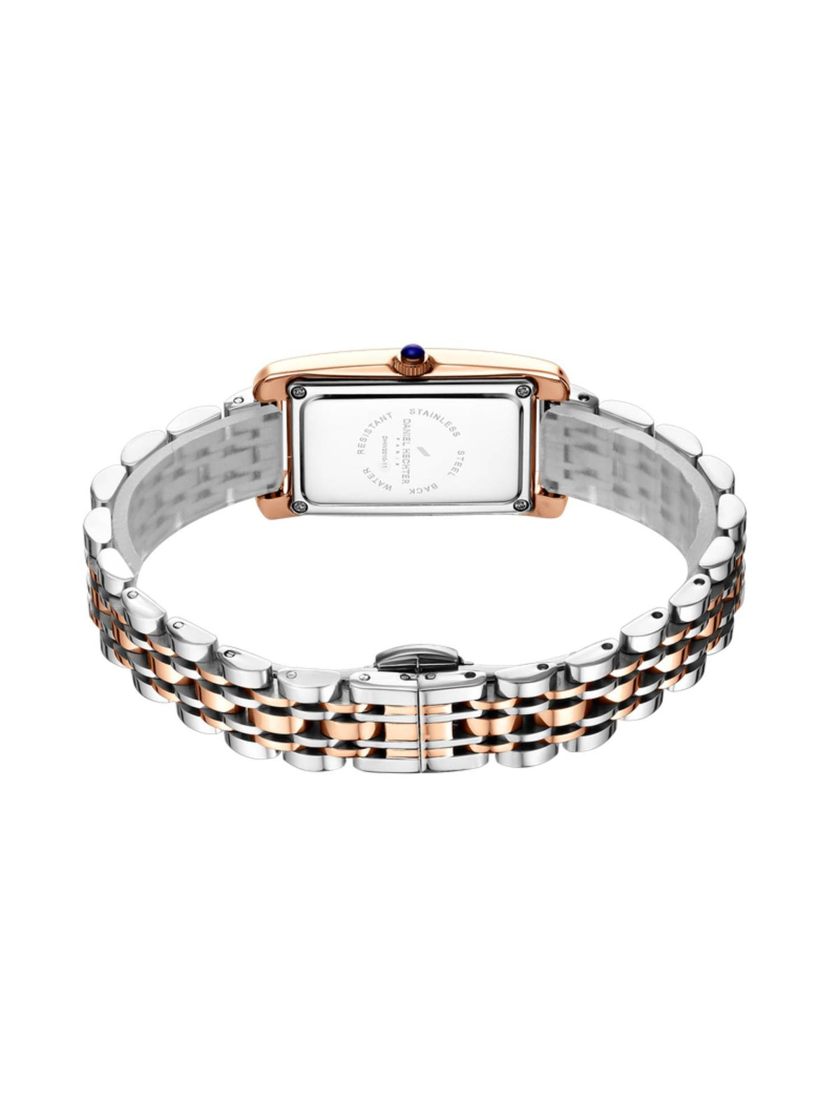 Paris Solferino Collection Analog Rectangular White Watch for Women-DHW2010 | W92 - view 6