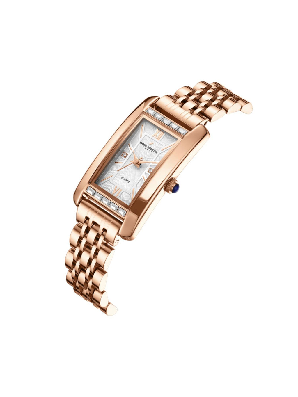 Paris Solferino Collection Analog Rectangular White Watch for Women-DHW2010 | W92 - view 11