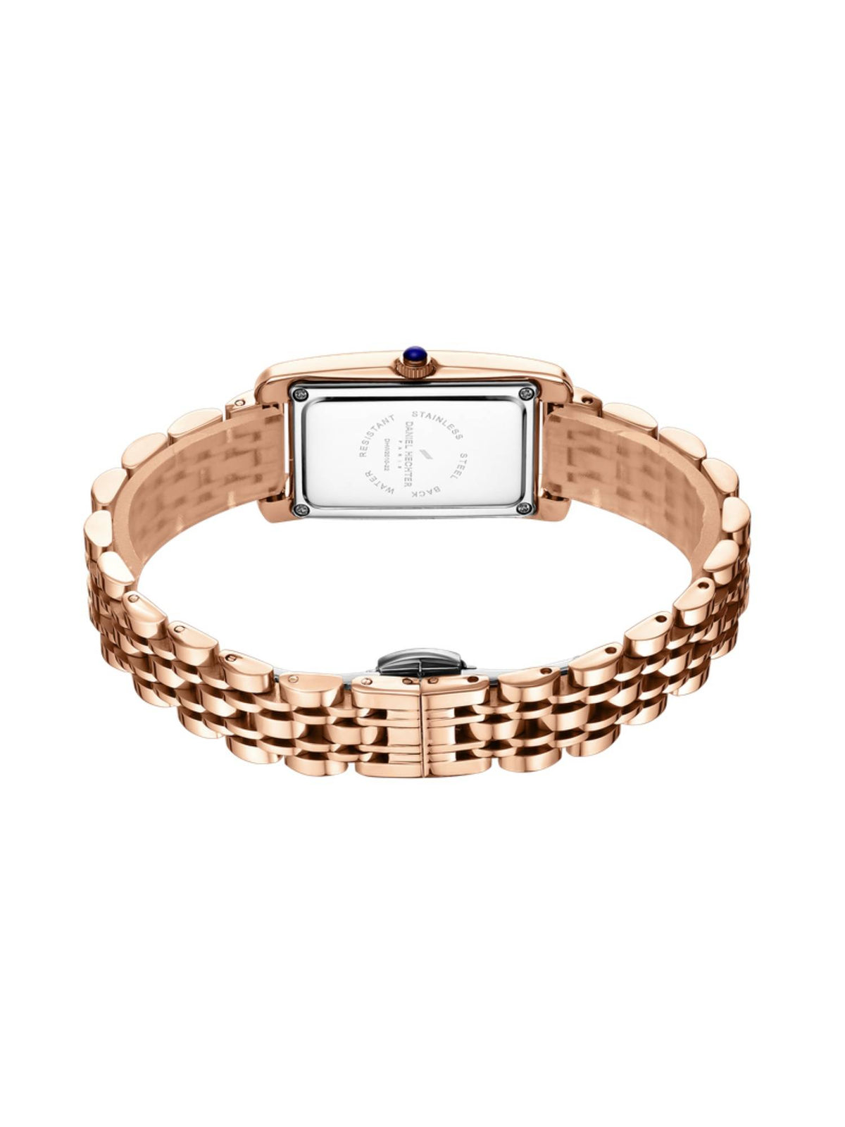 Paris Solferino Collection Analog Rectangular White Watch for Women-DHW2010 | W92 - view 12