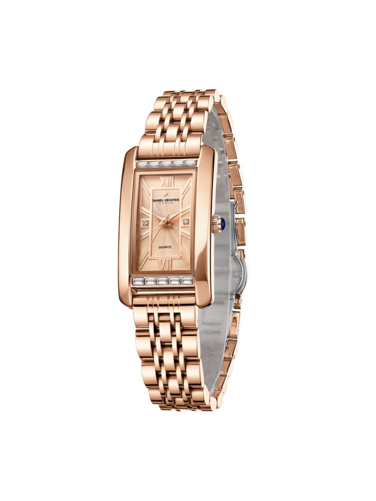 Paris Solferino Collection Analog Rectangular White Watch for Women-DHW2010 | W92 - view 13