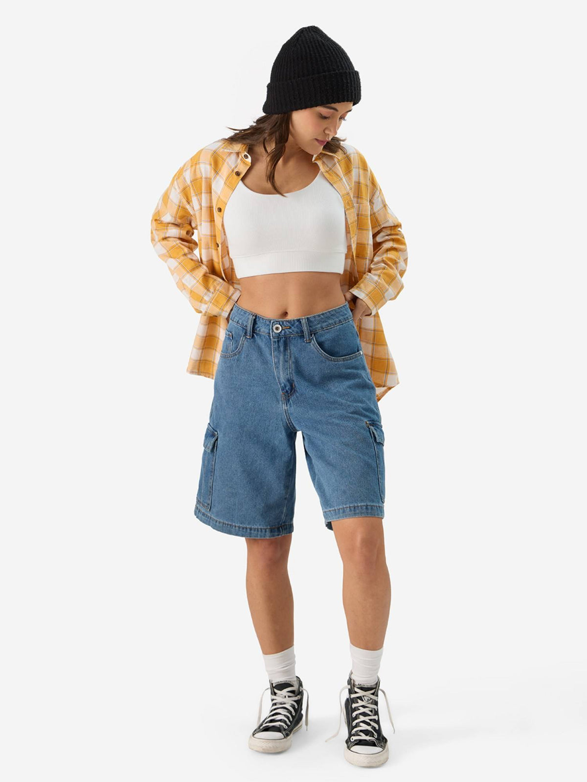 White Crop Top | CT61 - view 2