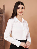 Female Black Solid Cotton Shirt | S67 - view 8