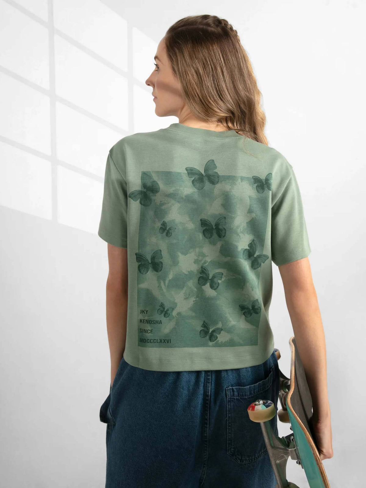 WZ04 Women Super Combed Cotton Rich Oversized Printed T-Shirt-Snow White | TS56 - view 18