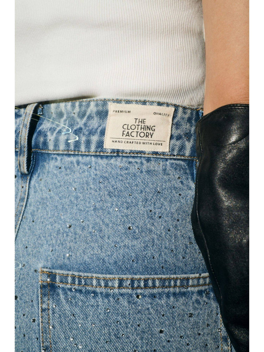 Blue Crystal Mist Denim Jeans | BG78 - view 3