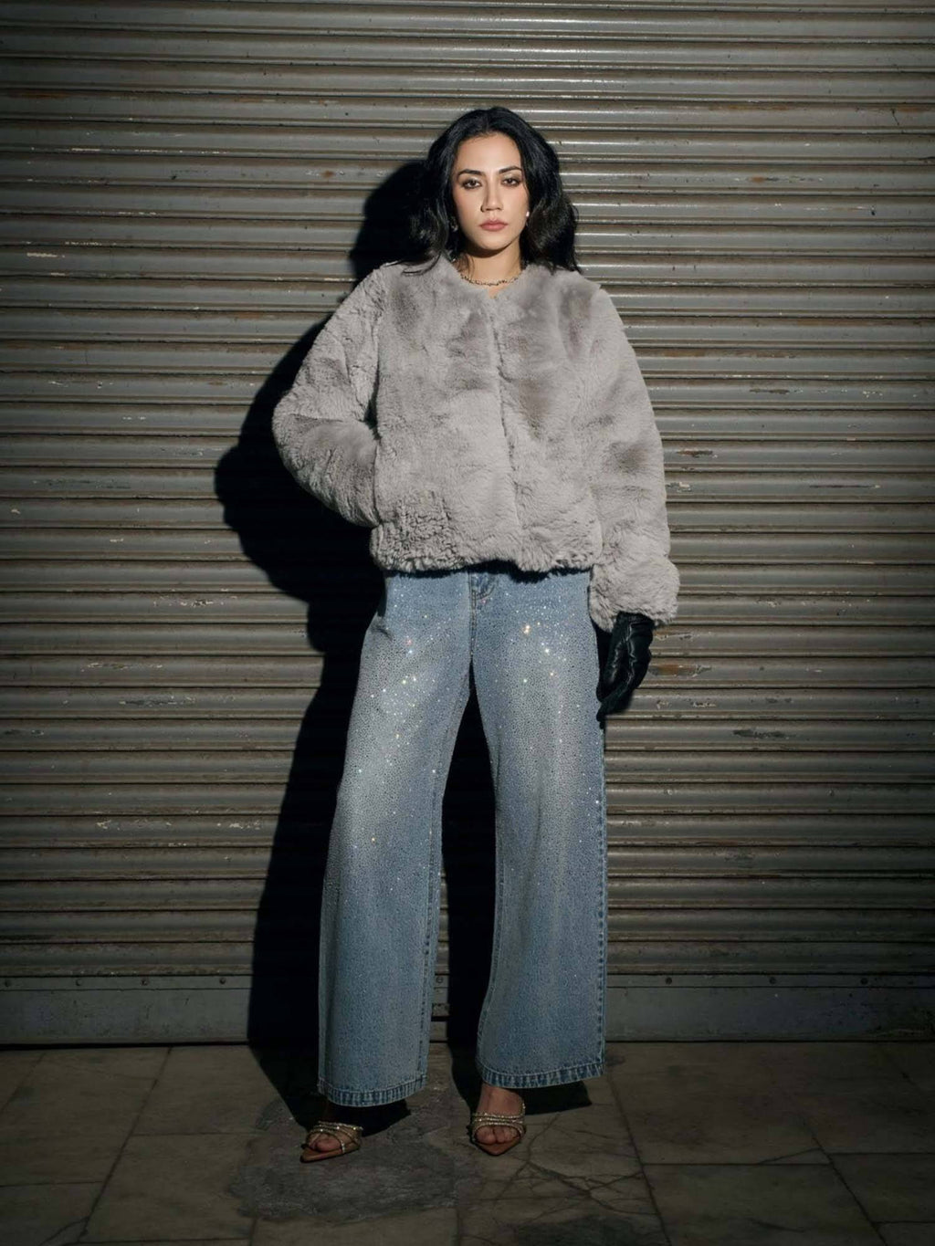 Blue Crystal Mist Denim Jeans | BG78 - view 5