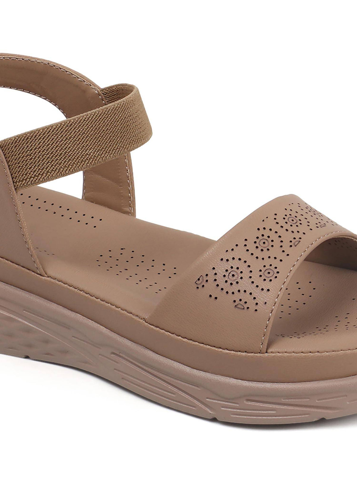 Women Beige Trendy Sandals | SD89 - view 5