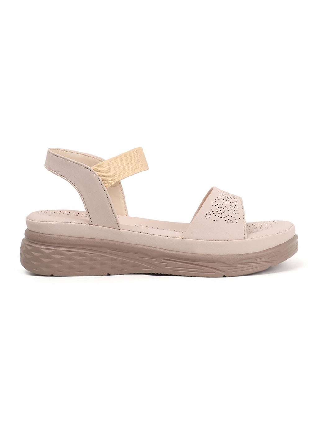 Women Cream Trendy Sandals | SD89 - view 3