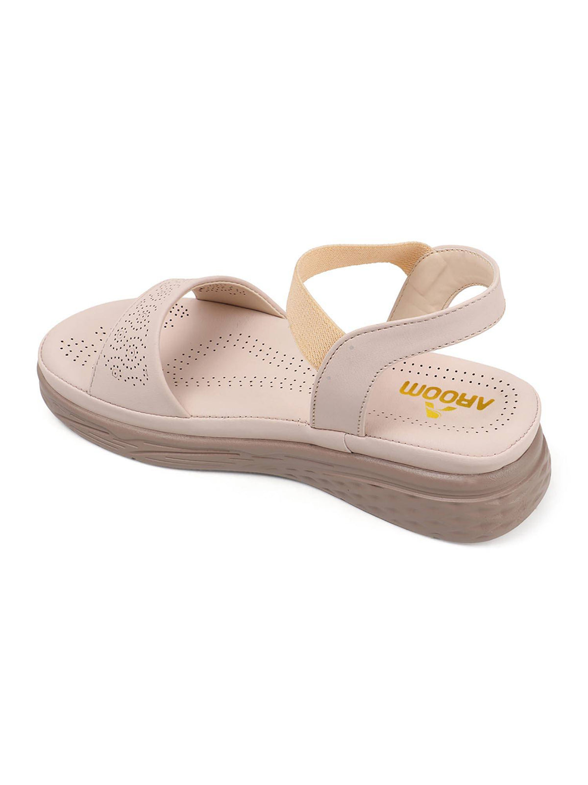 Women Cream Trendy Sandals | SD89 - view 4