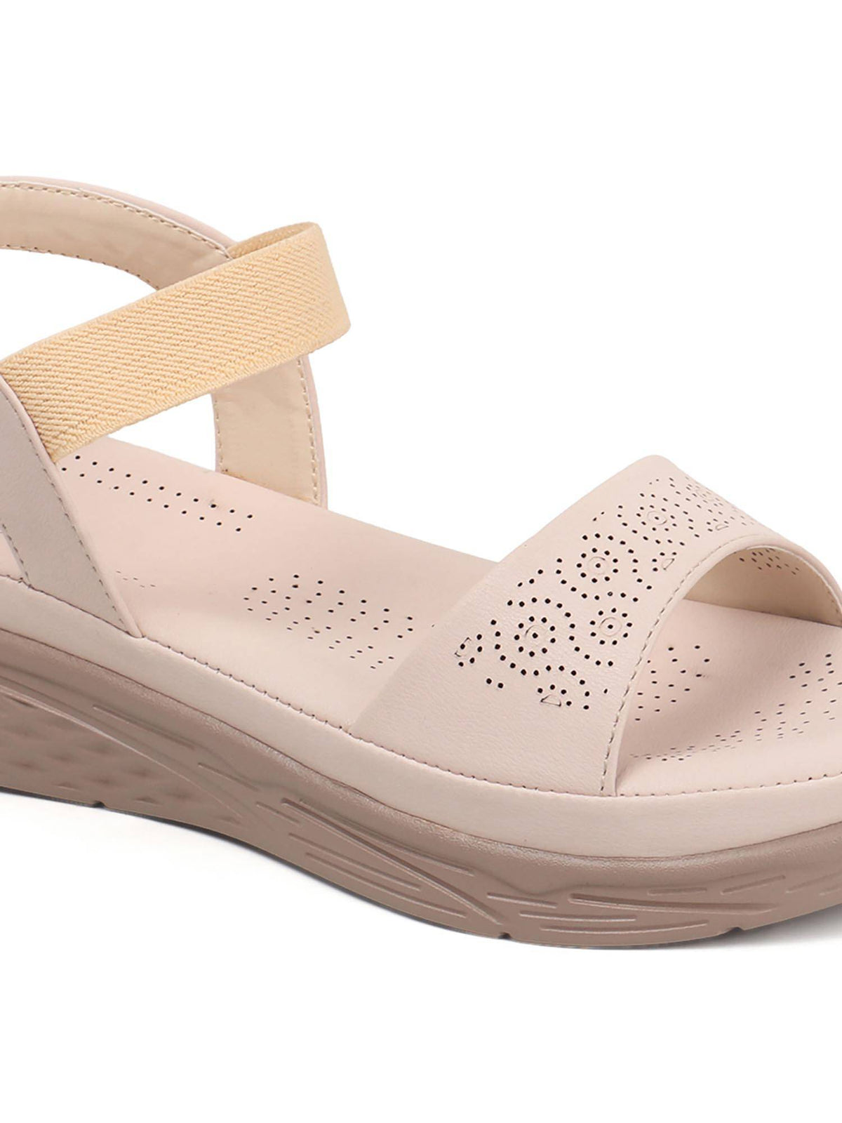 Women Cream Trendy Sandals | SD89 - view 5