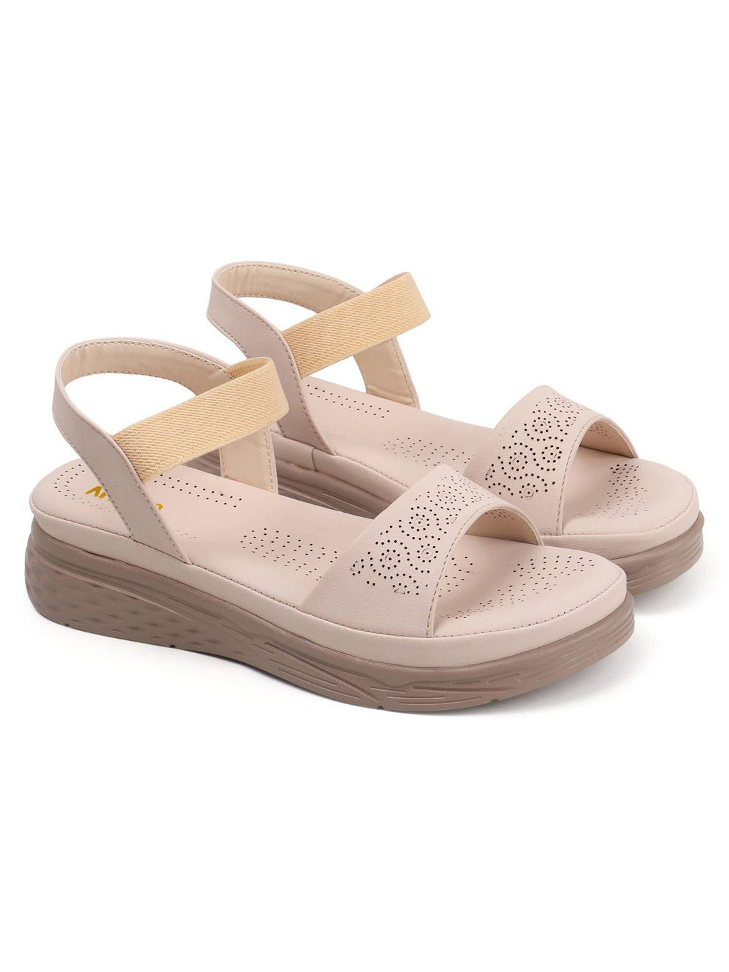Women Cream Trendy Sandals | SD89 - view 8