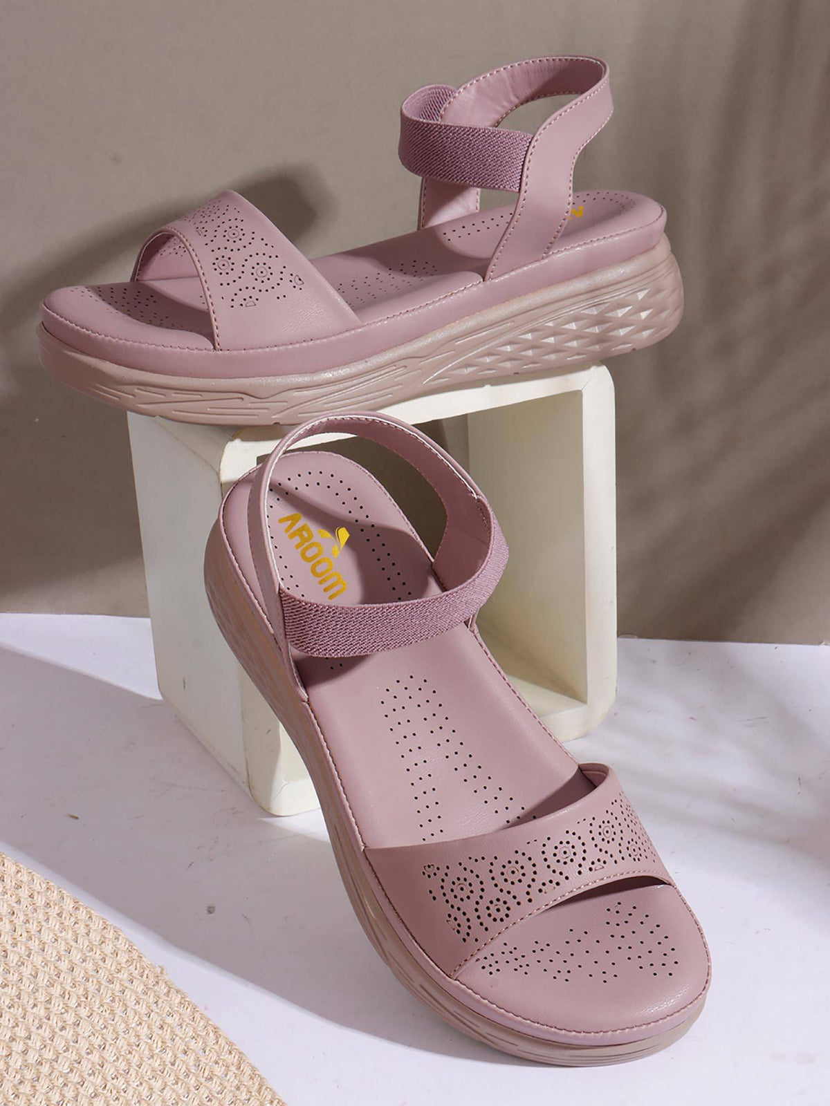 Women Cream Trendy Sandals | SD89 - view 18