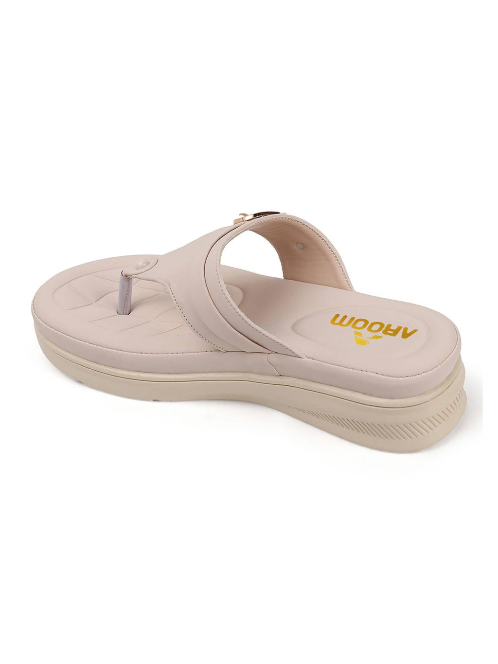 Women Beige Platform Sandals | SD89 - view 31