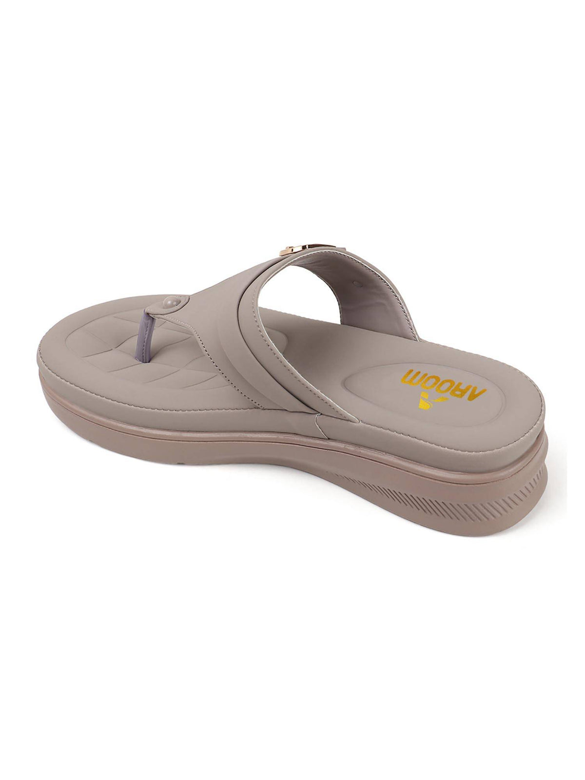 Women Beige Platform Sandals | SD89 - view 39