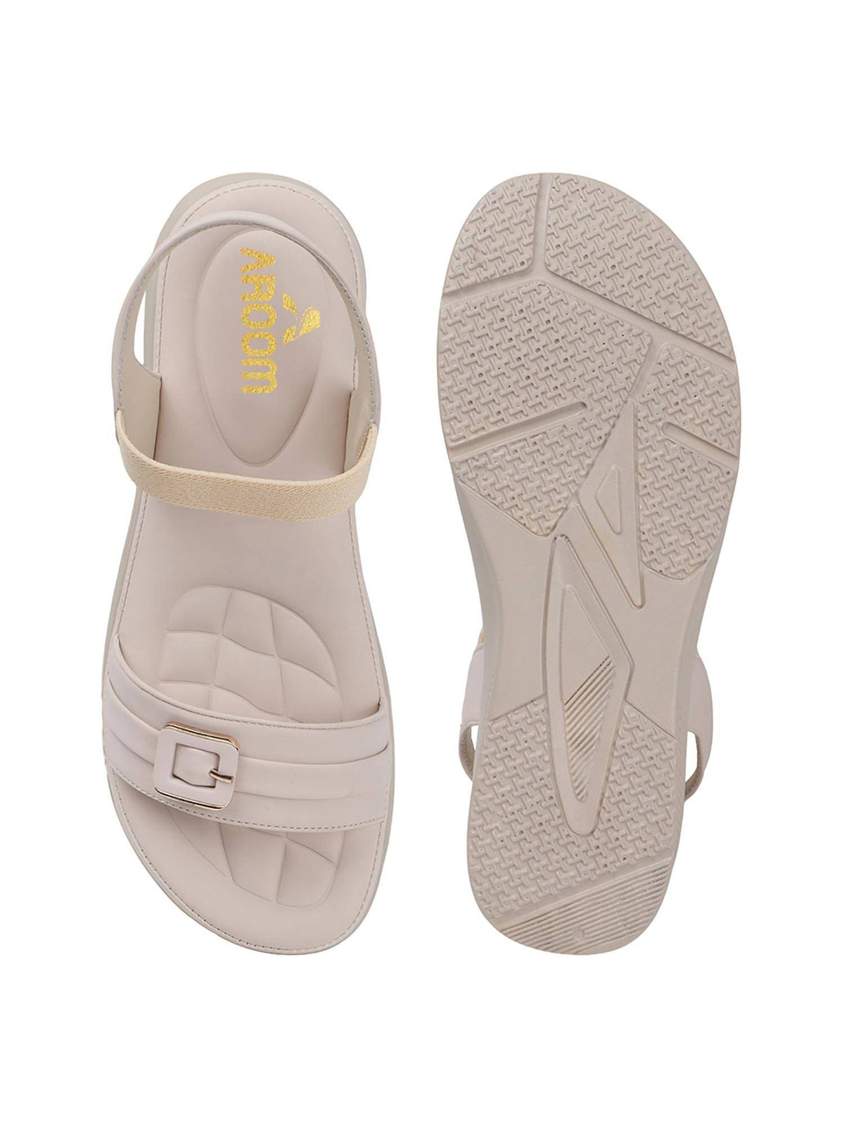 Women Cream Sandals | SD89 - view 4