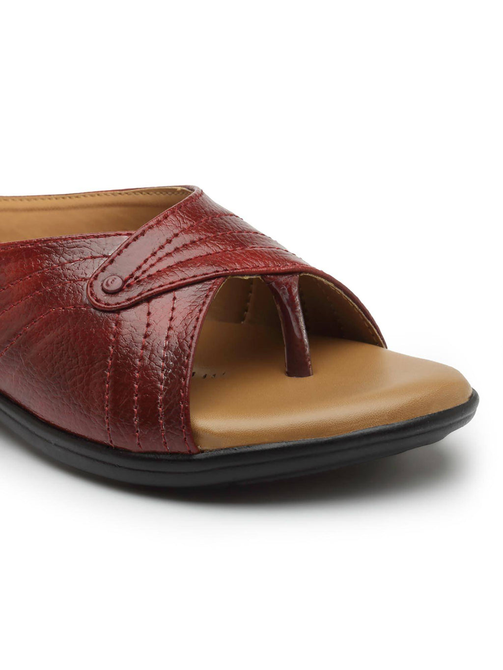 Women Maroon Stylish Sandals | SD89 - view 7