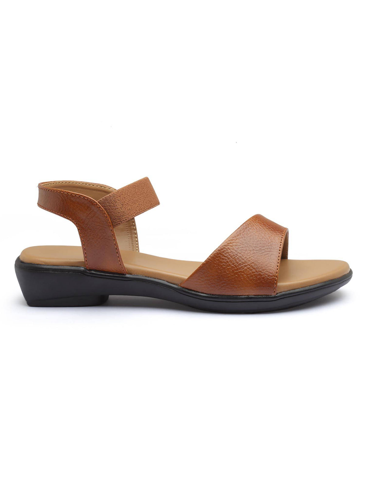 Elegant Women Tan Comfort Sandals | SD89 - view 5