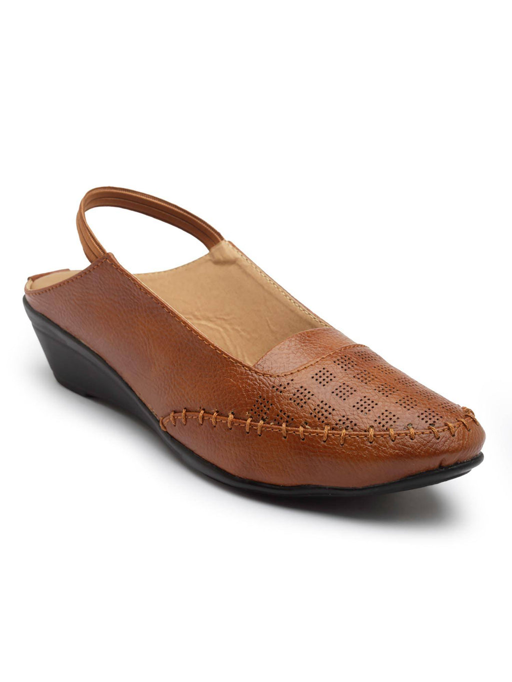 Women Brown Stylish Wedges Sandals | SD89 - view 12