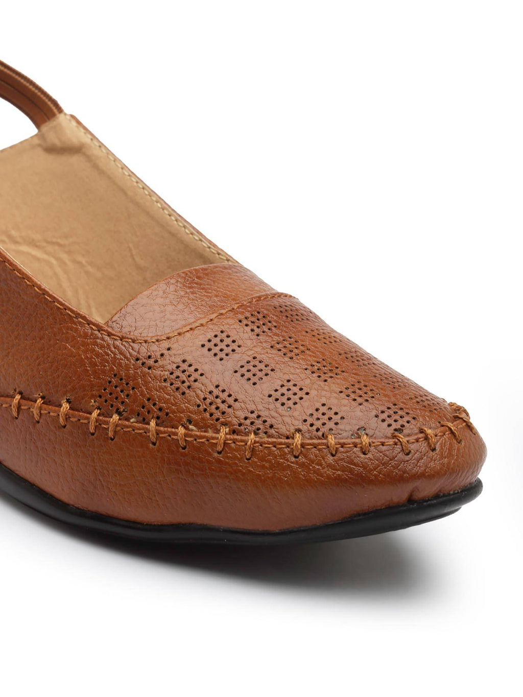 Women Tan Stylish Wedges Sandals | SD89 - view 6