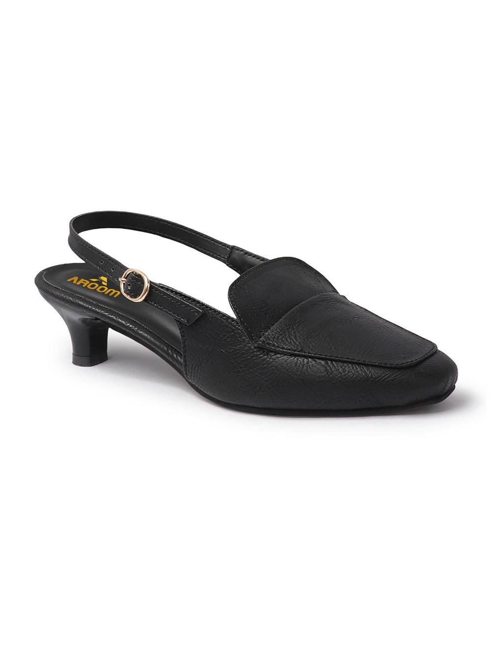 Women Black Elegant Sandal Heels | H78 - view 8