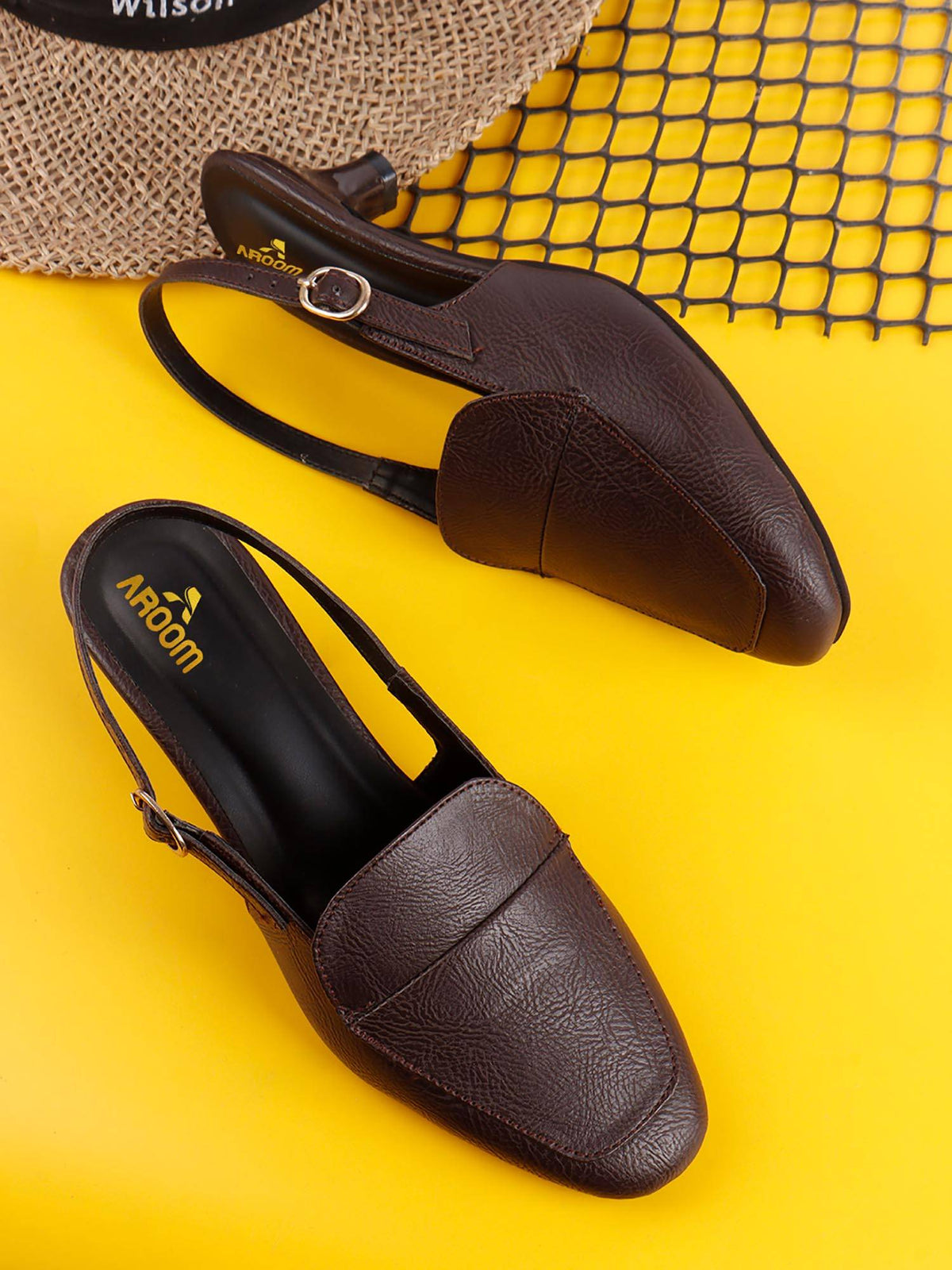 Women Brown Elegant Sandal Heels | H78 - view 2