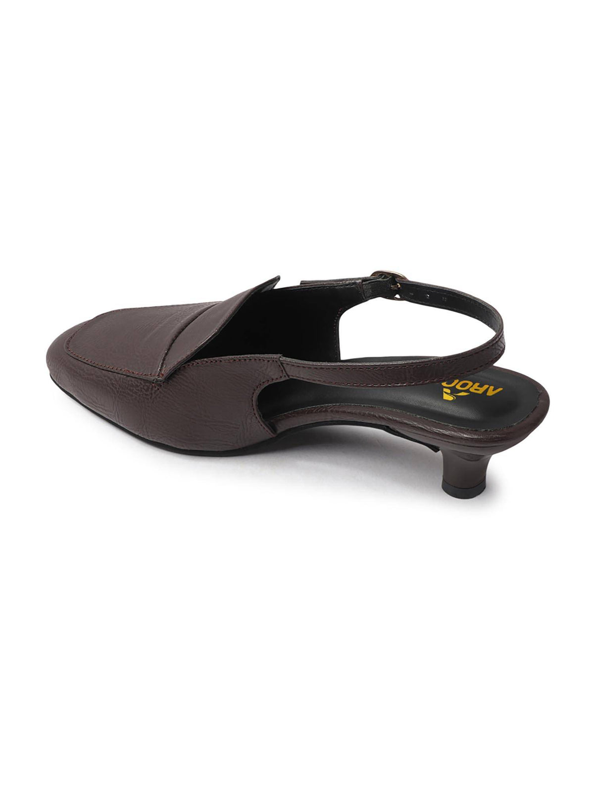 Women Brown Elegant Sandal Heels | H78 - view 4