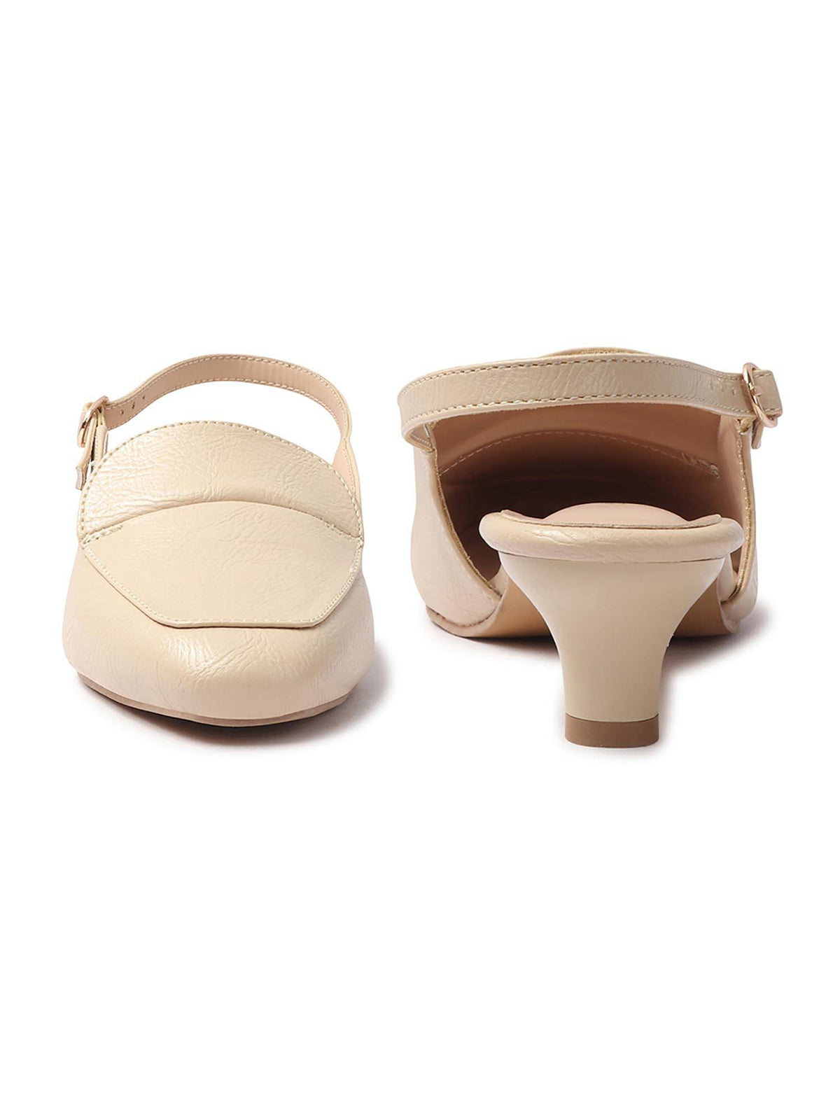 Women Cream Elegant Sandal Heels | H78 - view 6