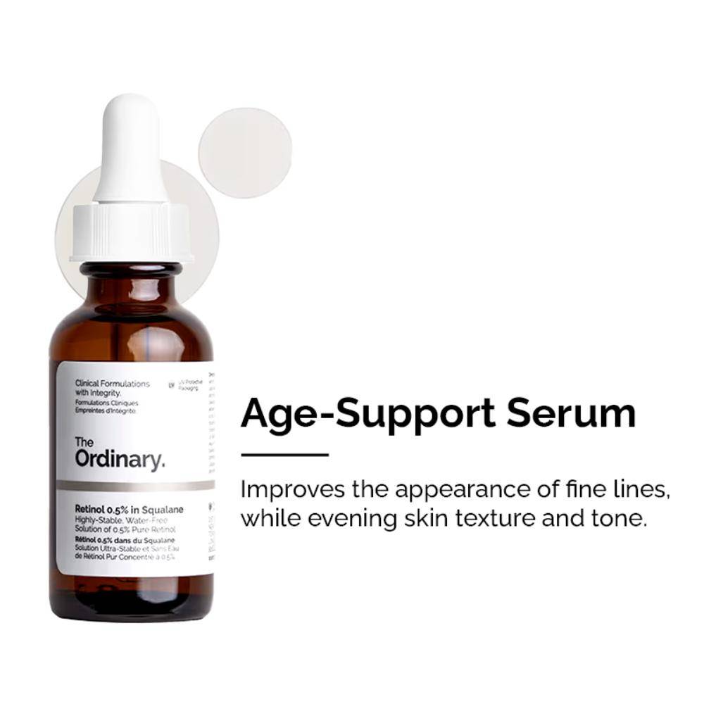Retinol 0.5% In Squalane Face Serum for Signs of Aging and Improved Hydration | Z8 - view 1