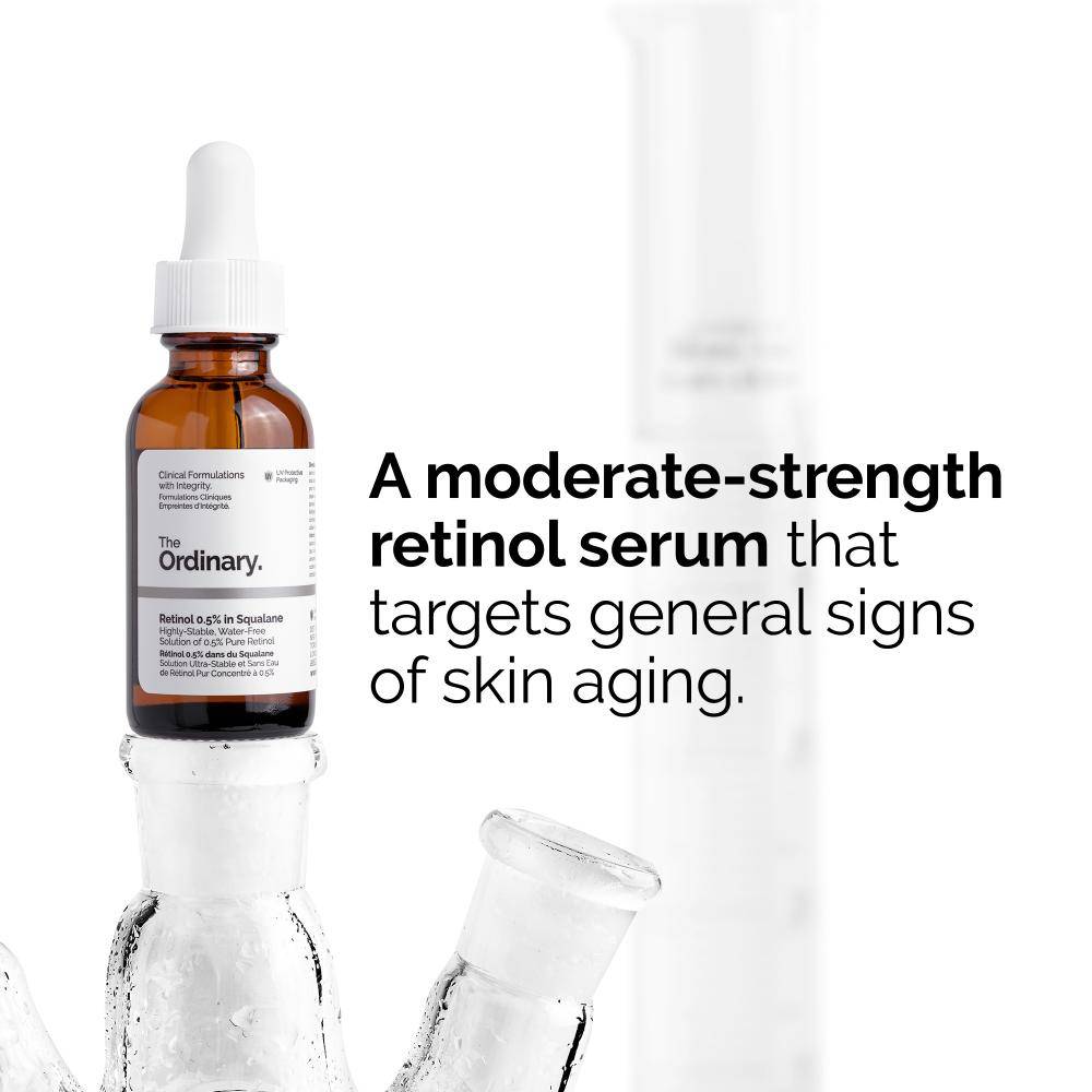 Retinol 0.5% In Squalane Face Serum for Signs of Aging and Improved Hydration | FC3 - view 3