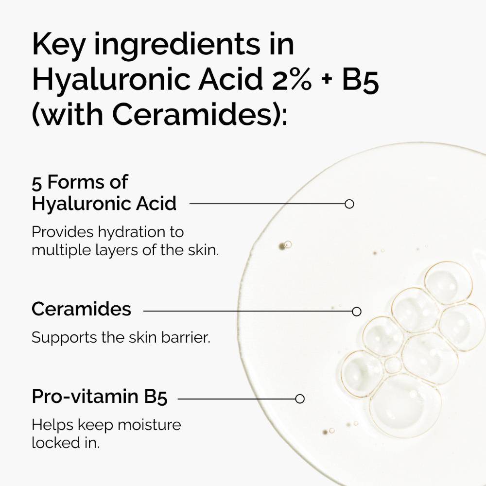 Hyaluronic Acid 2% + B5 with Ceramides All-Day Hydration, Skin Barrier and Elasticity | FC3 - view 5