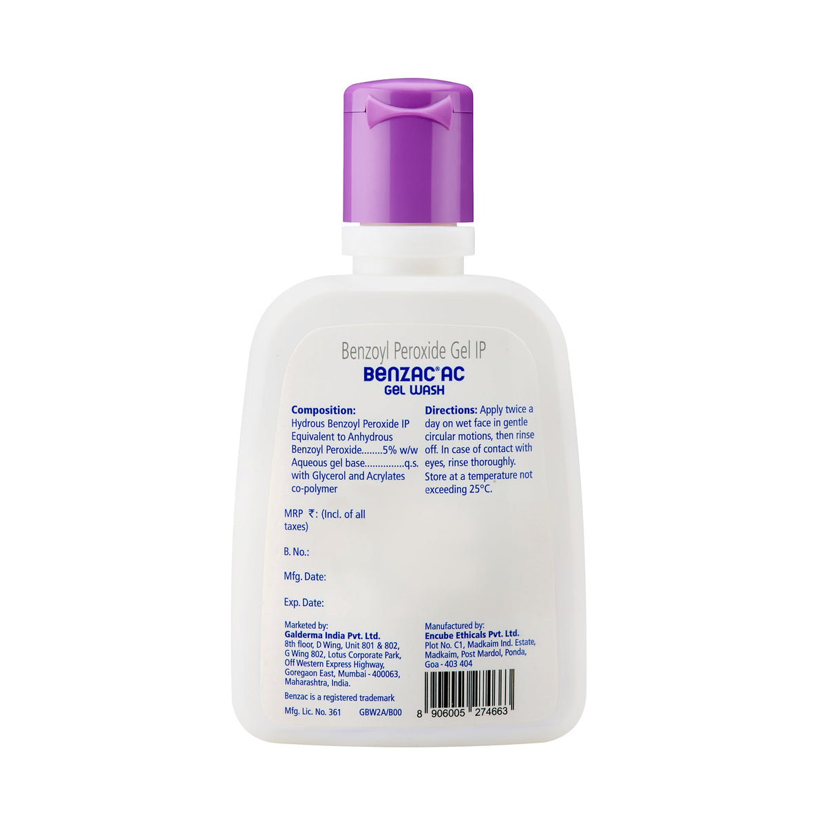 Benzac Ac Gel Wash - (100ml)