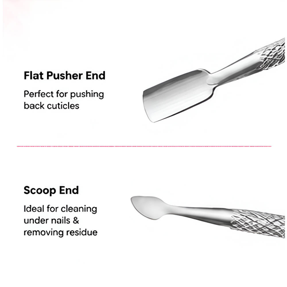 Nail Pusher And Cuticle Remover Tool (Silver) | T32 - view 7