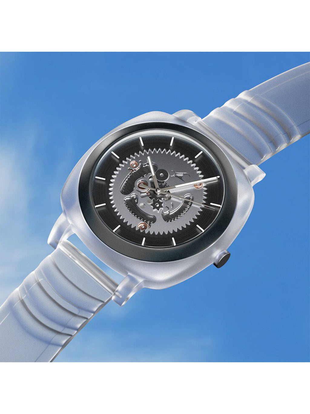 Unisex Bare Silver Dial Casual Watch (3312PP06) | W92 - view 3