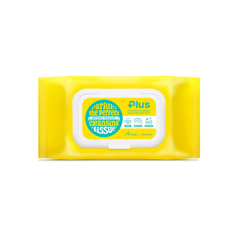The Perfect Cleansing Tissue Plus, Gently Removes Makeup & Refreshes Skin Korean | E20 - view 6