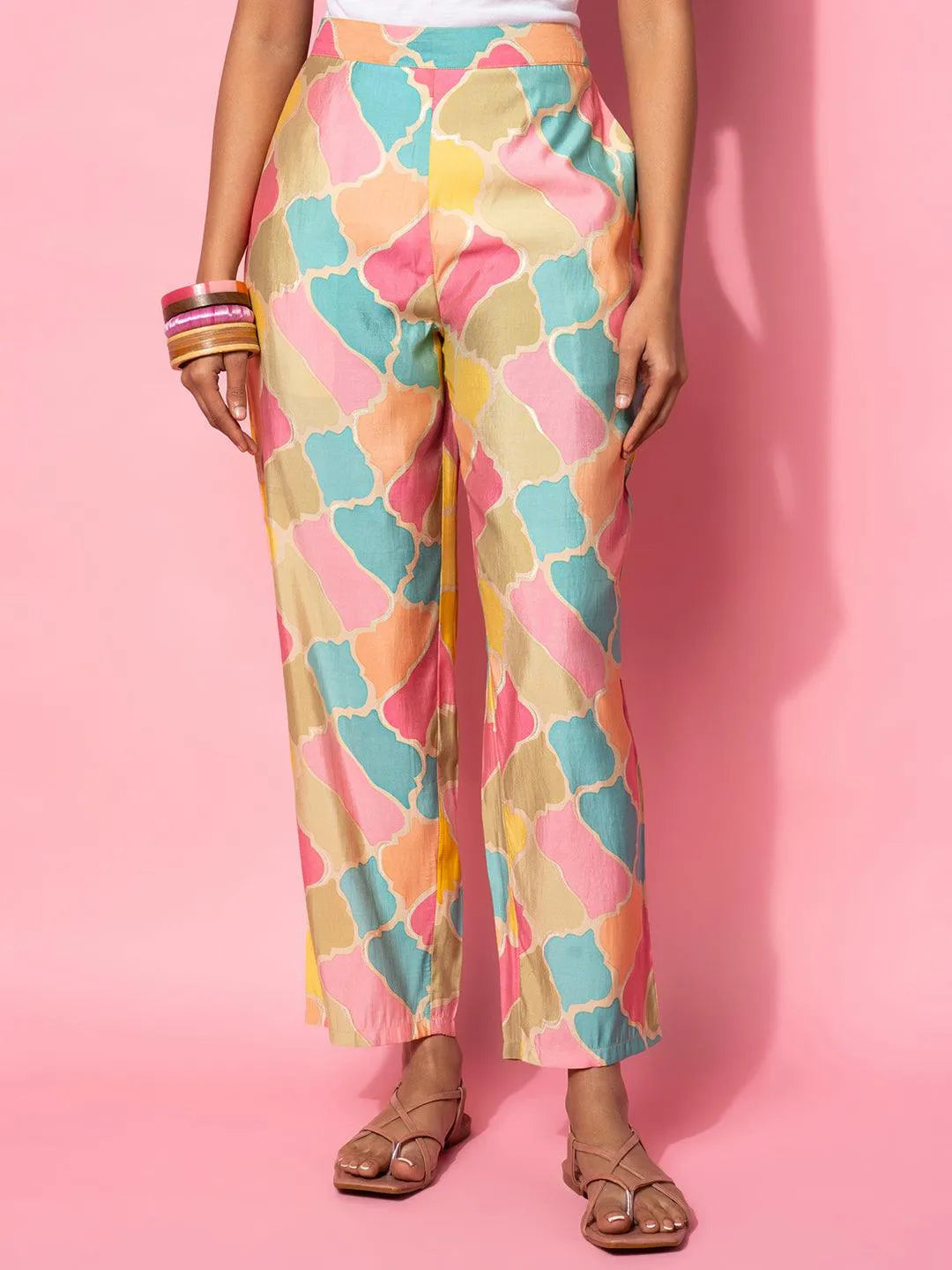 Gerua Multicoloured Printed Co-Ords CO87