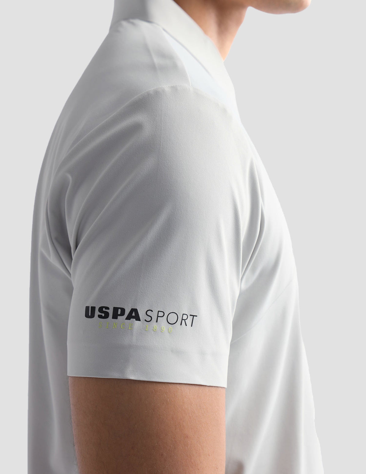 Solid Slim Fit Active Polo Shirt USP0