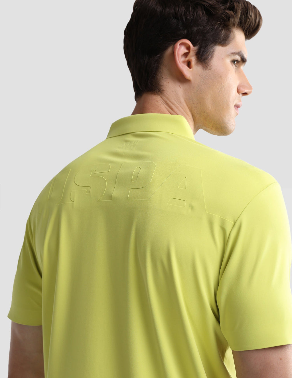 Solid Slim Fit Active Polo Shirt USP0
