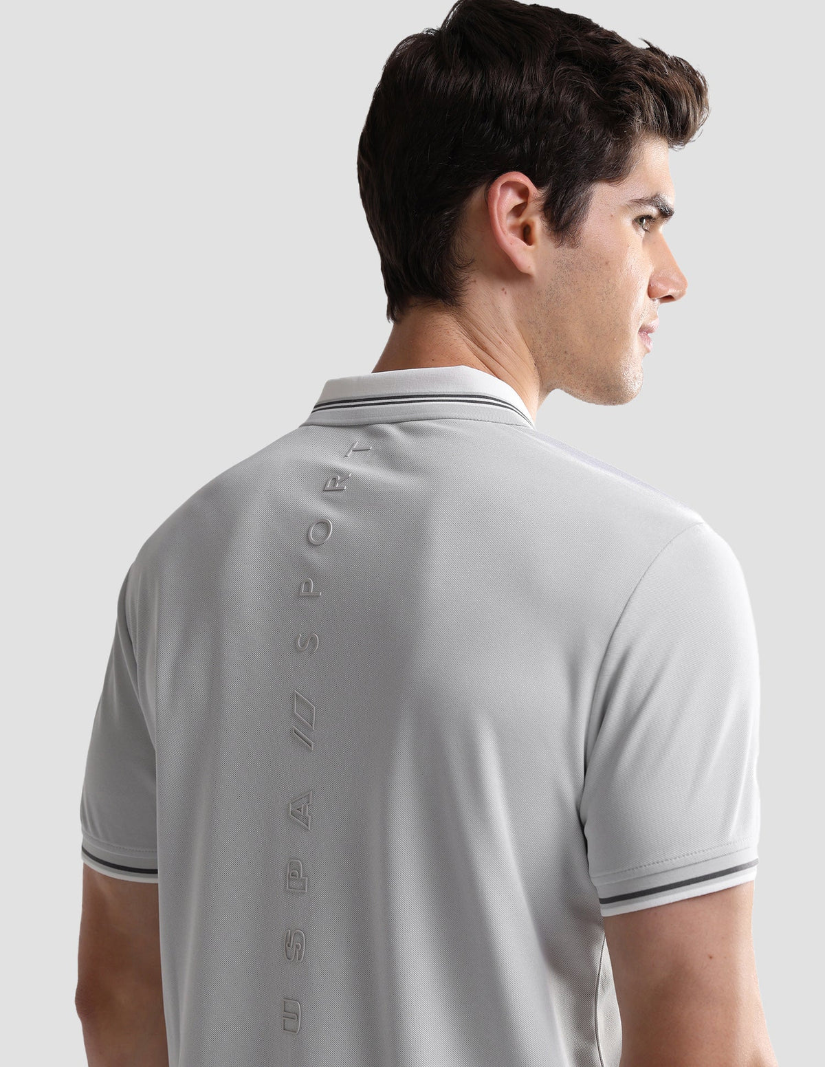 Solid Slim Fit Active Polo Shirt USP0