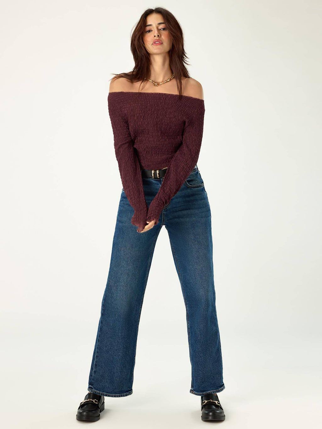 Women Purple Crop Top | CT61 - view 1