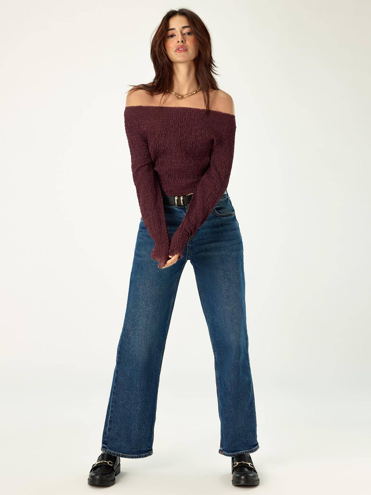 Women Purple Crop Top | CT61 - view 1