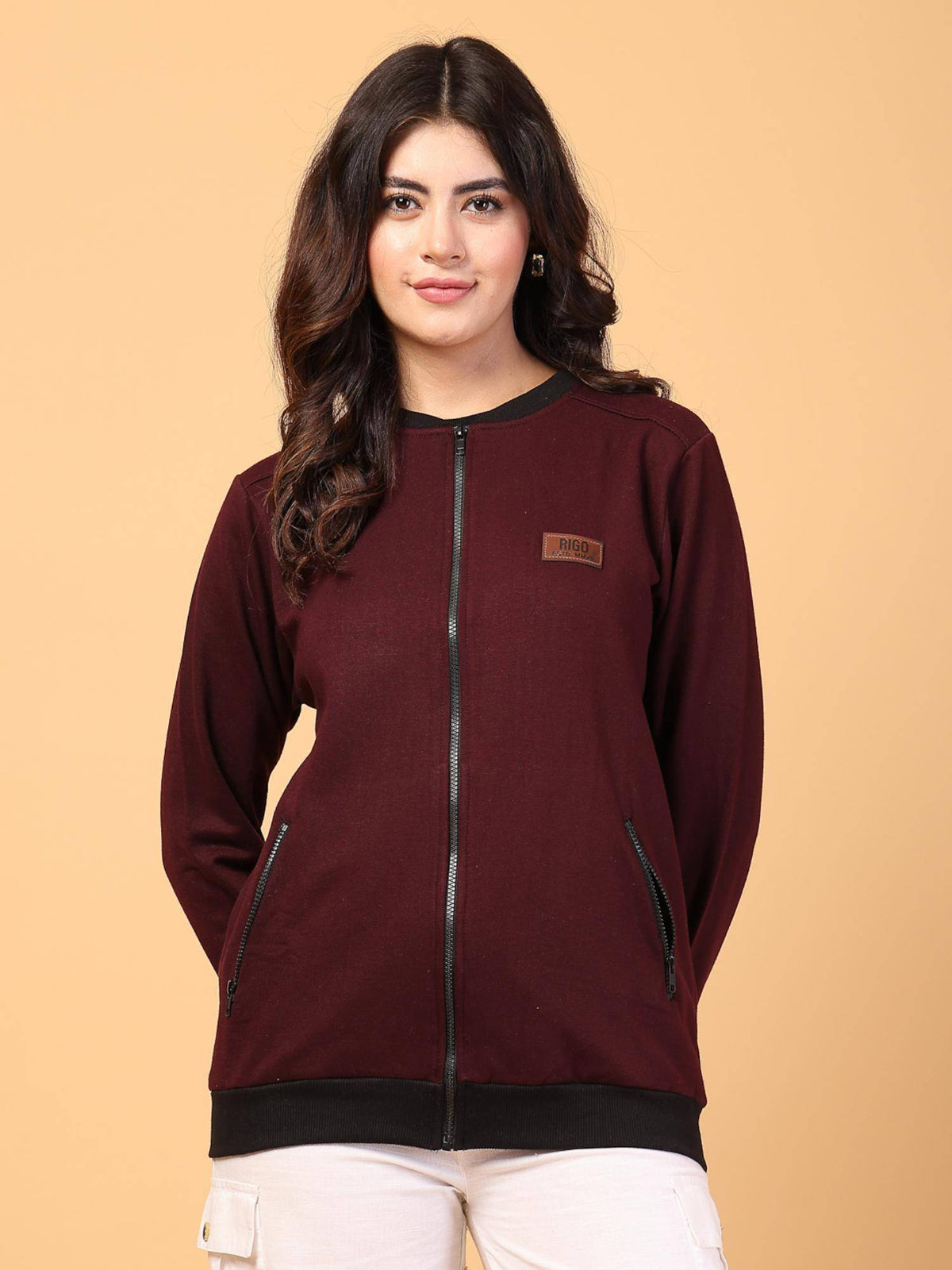 Wine Solid Jacket | JC78 - view 4