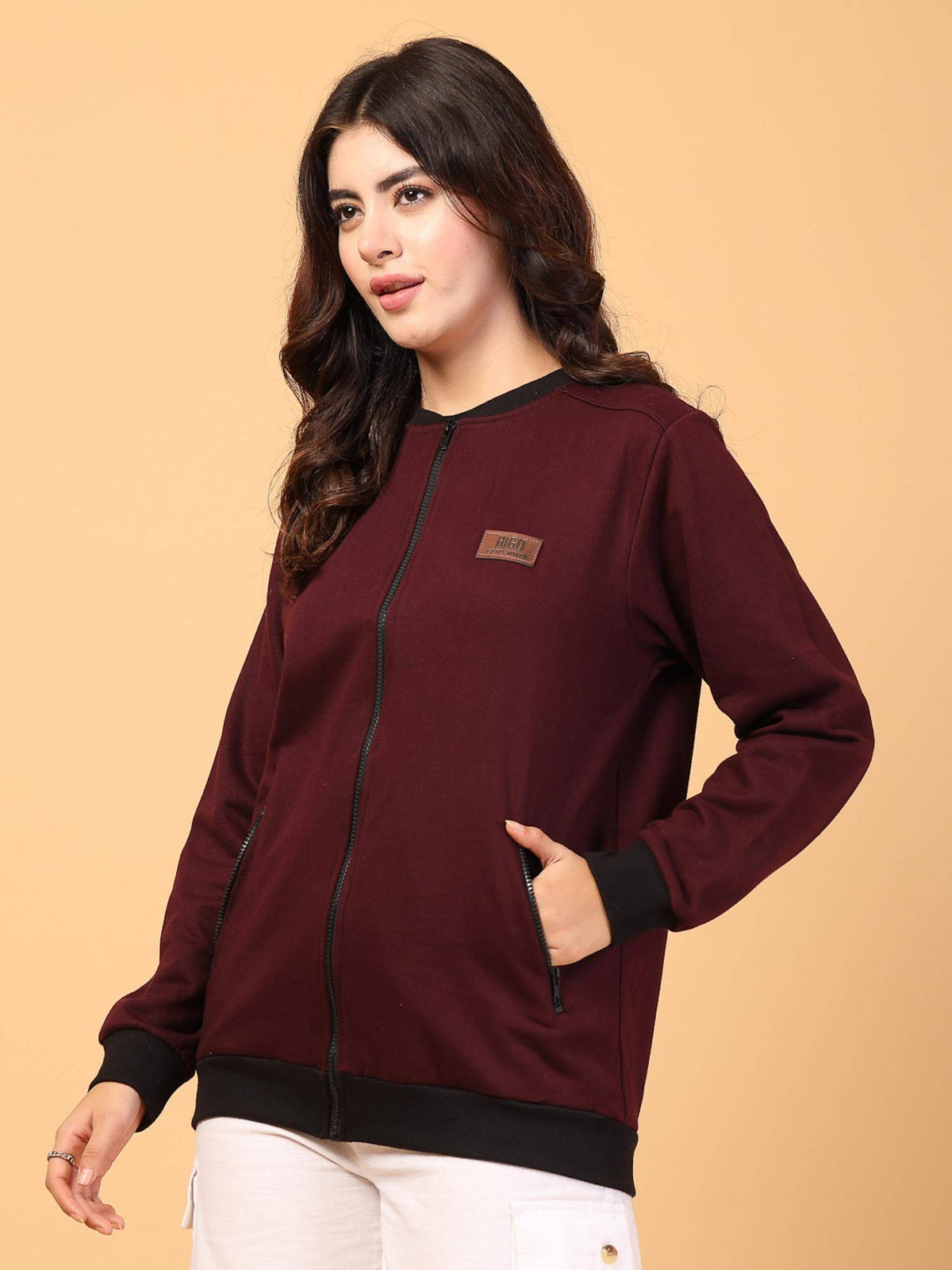 Wine Solid Jacket | JC78 - view 5