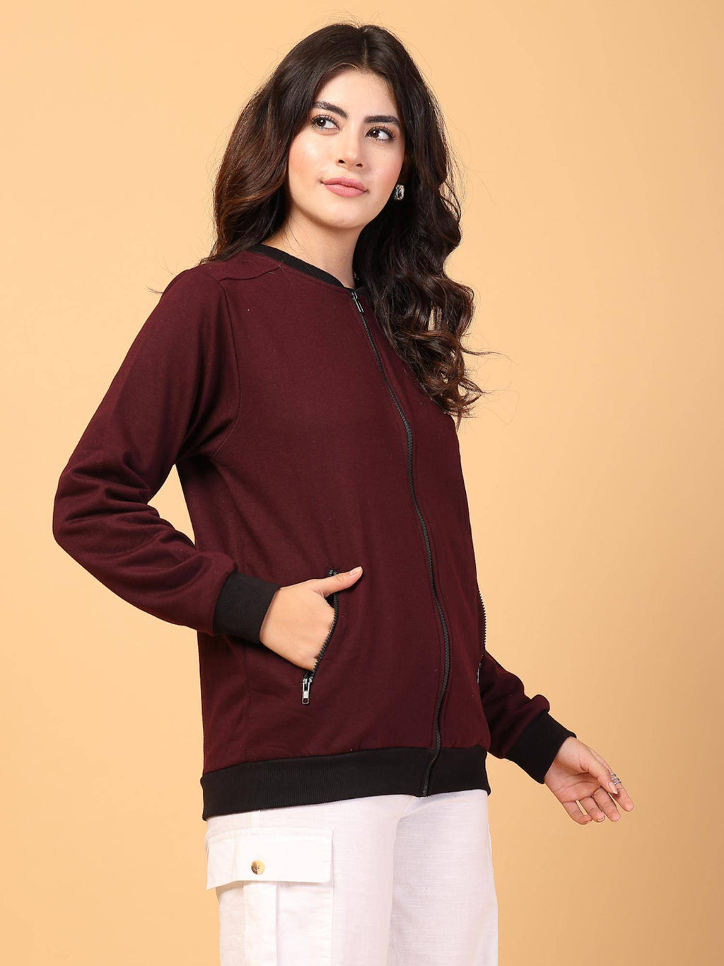 Wine Solid Jacket | JC78 - view 6