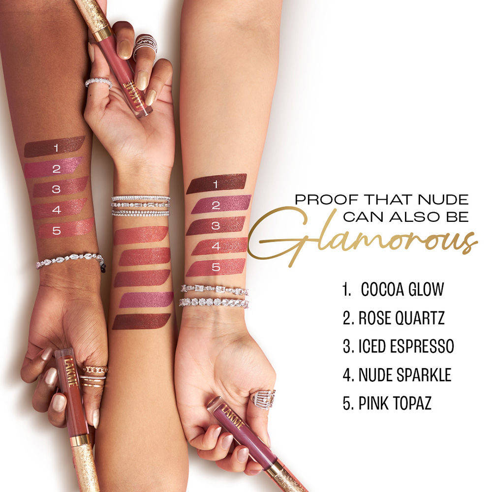 Be-Jewel Shimmer Lip Liquid with Ceramides, Luminous Matte Finish | L12 - view 2