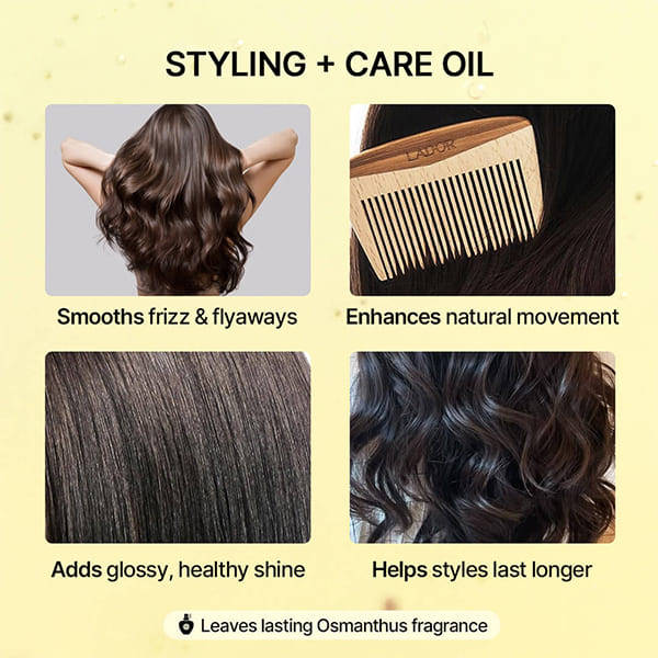 Osmanthus Perfumed Post Wash Korean Hair Oil Serum | H02 - view 3
