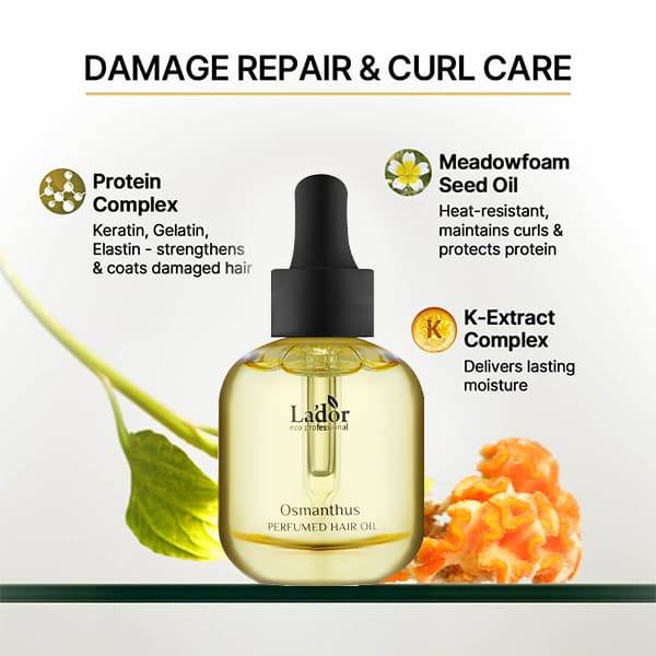 Osmanthus Perfumed Post Wash Korean Hair Oil Serum | H02 - view 4