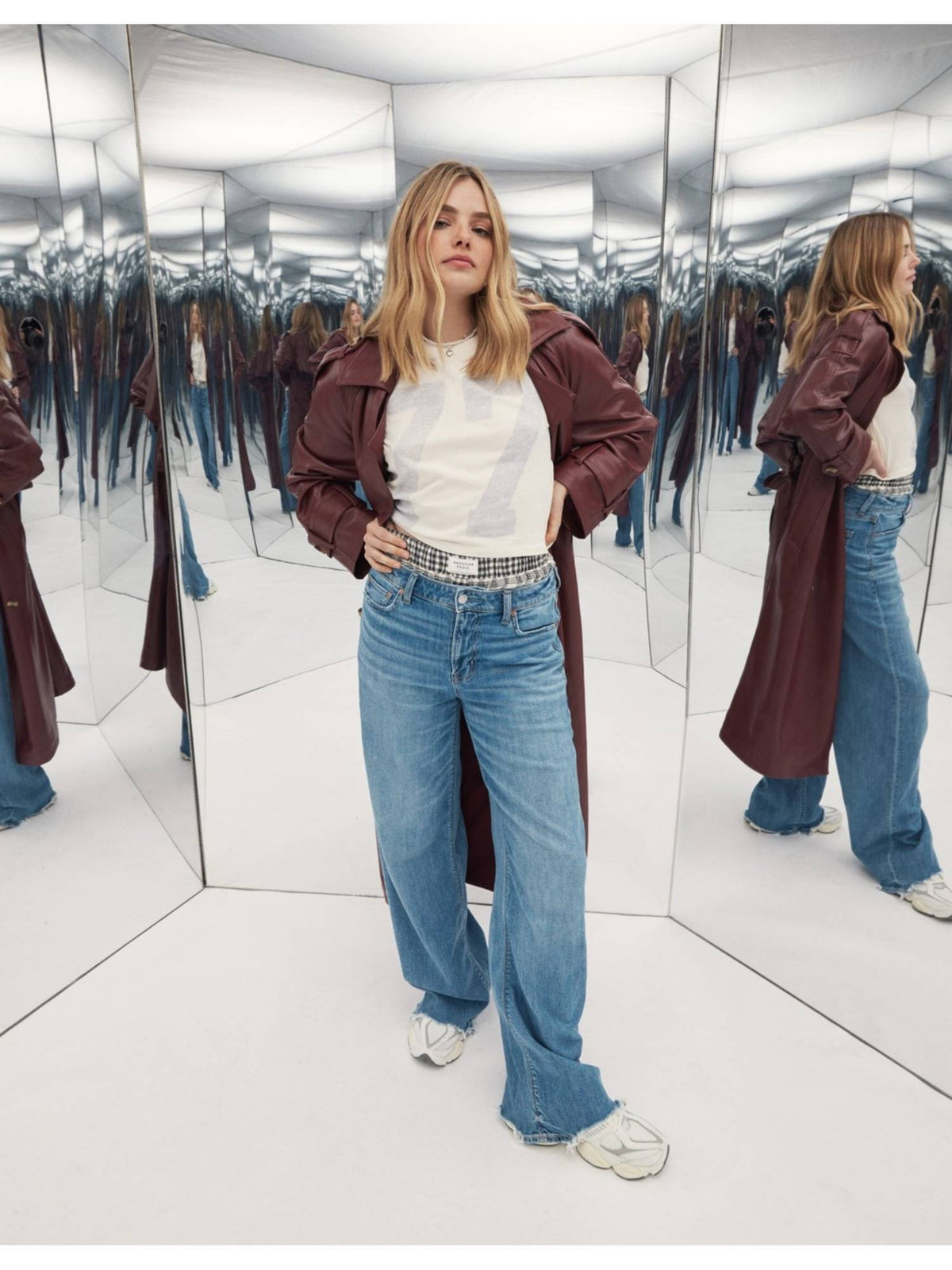 Dreamy Drape Stretch Super High-Waisted Baggy Wide-Leg Jeans | BG78 - view 2